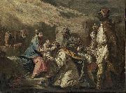 Gaspare Diziani The Adoration of the Magi oil painting reproduction